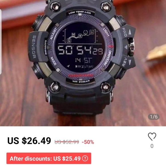G-Shock Other - G-Shock Warning